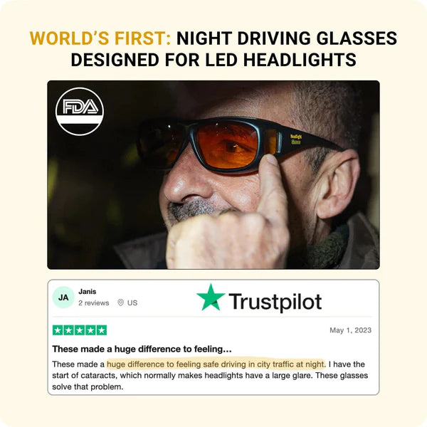 DRIVESIGHT™ Glare-Cutting Glasses